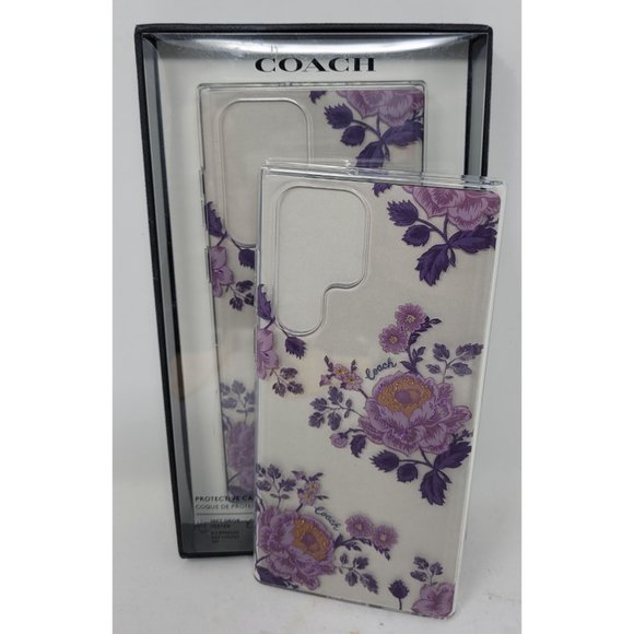 Coach Protective Case for Samsung Galaxy S22 Ultra, Moody Floral - Picture 3 of 6